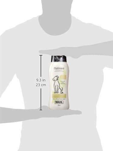 Wahl USA Dry Skin & Itch Relief Pet Shampoo for Dogs – Oatmeal Formula with Coconut Lime Verbena Scent & Pet Friendly Formula, 24 Oz - Model 820004A