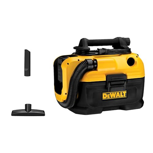 DEWALT 20V MAX Cordless Shop Vac, Wet Dry Vacuum Cleaner, Portable 2 Gallon Wet Dry Vac, Strong Suction Shop Vacuum with Hepa Filter, Tool Only (DCV580H) - Image 2