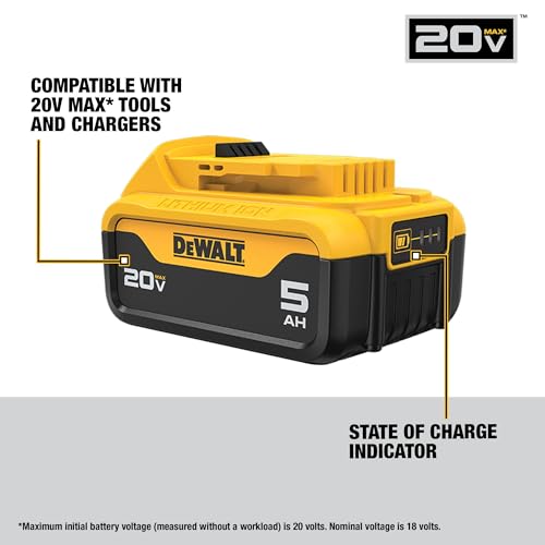 DEWALT 20V MAX Lithium-Ion Battery 2-Pack, 5.0 Ah (DCB205-2c) - Image 4