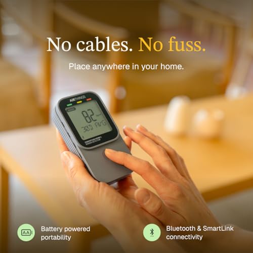 Airthings 325 Corentium Home 2 Smart Digital Radon Detector - Portable and Easy-to-use Radon Testing with Bluetooth connectivity and Humidity & Temperature Sensors - Image 3