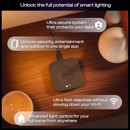 Philips Hue Bridge Pro, Smart Lighting Hub, Wireless, Advanced Encryption, Supports 150+ Lights & 50+ Accessories, Hue Bridge System Works with Apple Home, Alexa, Google, Samsung SmartThings - Image 3