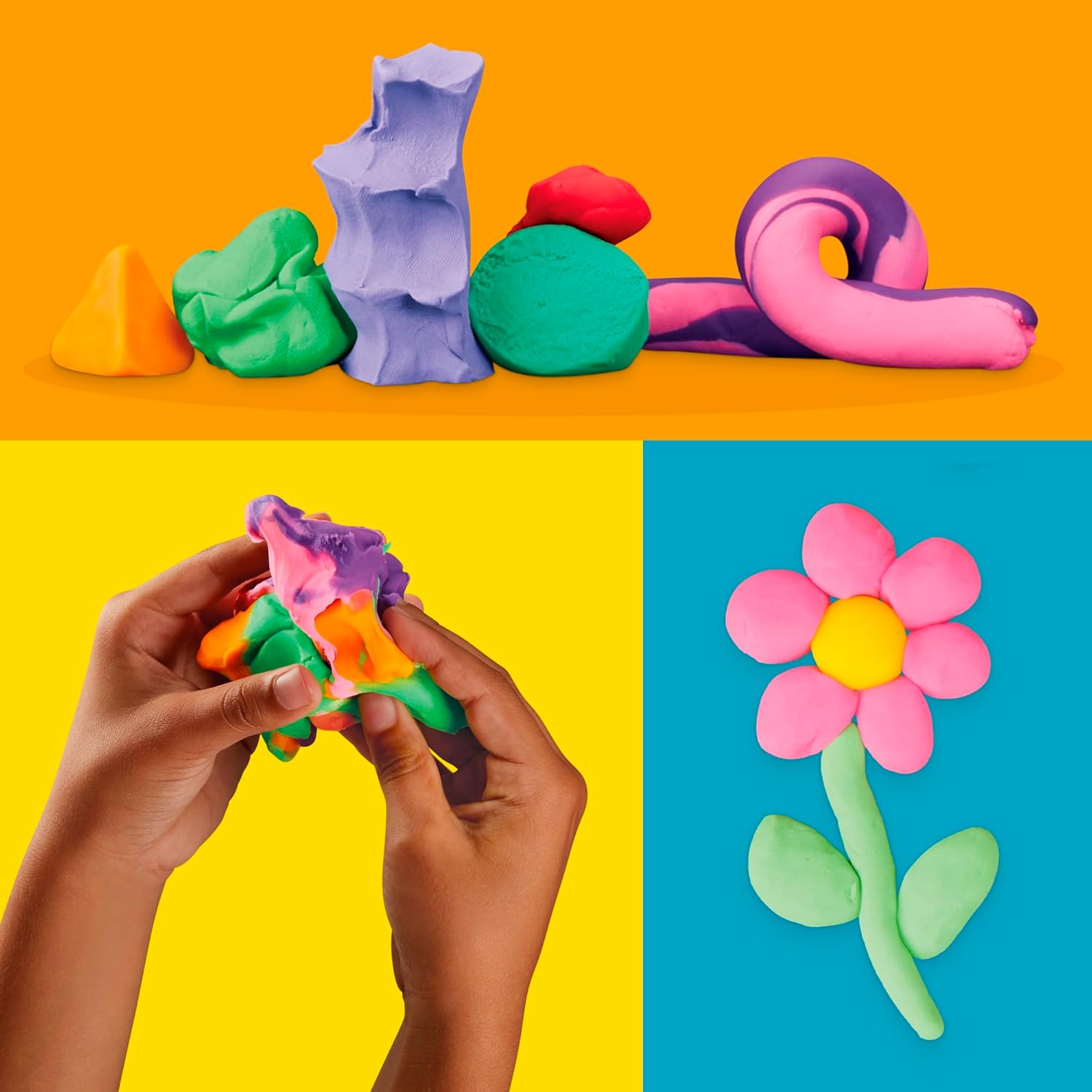 Play Doh Bulk Handout 42-Pack of 1-Ounce Modeling Compound Cans, Back to School Gifts, Prizes, & Party Favors, Kids Arts & Crafts, Preschool Toys, Ages 2+ (Amazon Exclusive)