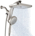High Pressure Rain Shower Head: Upgrade Shower Heads with Handheld Spray Combo with Fixed Showerhead and 10 Sprays Handheld Shower Head, Detachable Showerheads Built-in Magnetic Docking and Power Jets - Image 1
