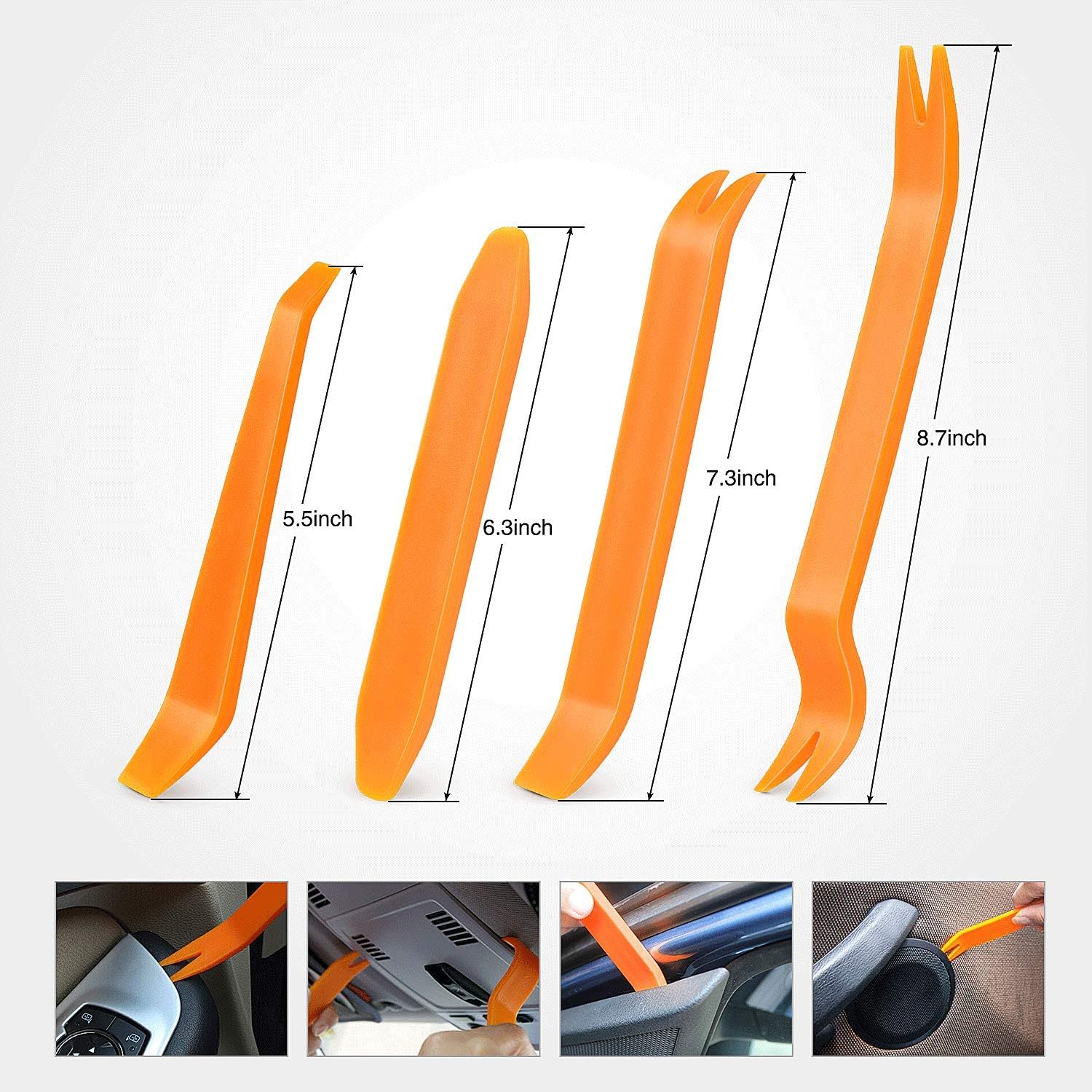 GOOACC 240PCS Bumper Retainer Clips Car Plastic Rivets Fasteners Push Retainer Kit 12 Popular Sizes Auto Push Pin Rivets Set -Door Trim Panel Fender Clips for GM Ford Toyota Honda Chrysler