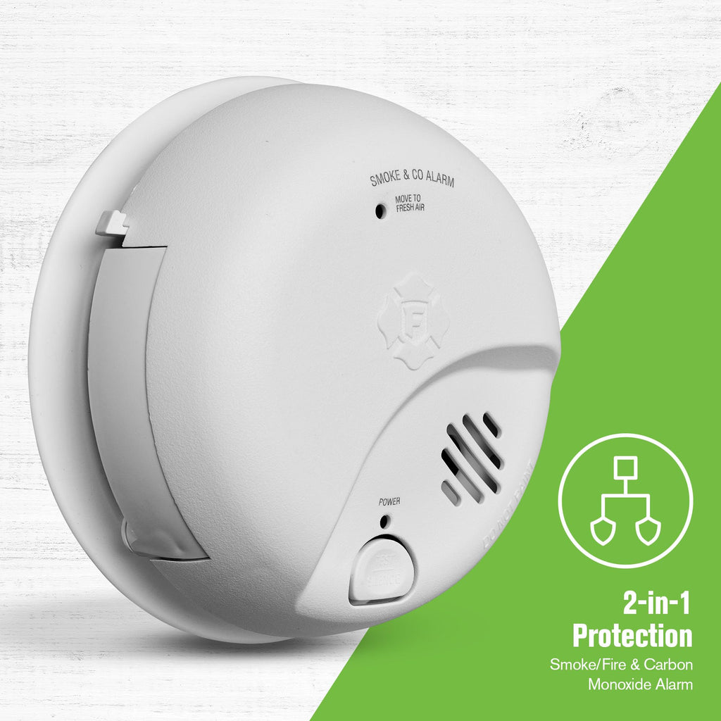 First Alert Combination Smoke & Carbon Monoxide Alarm, Battery Operated Detector with Test & Silence Button, SMICO100, 3-Pack - Image 7